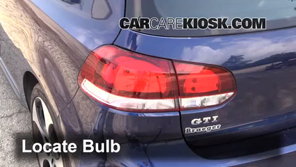 2012 Volkswagen GTI 2.0L 4 Cyl. Turbo Hatchback (2 Door) Lights Brake Light (replace bulb)